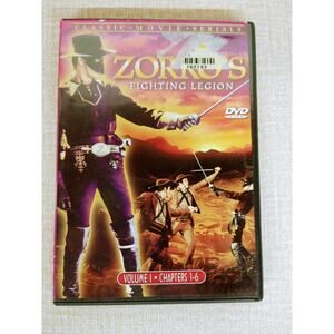 DVD Zorros Fighting Legion Volume 1 (Chapters 1-6) Classic 1939 B&W 112 Min